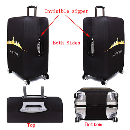 GuardianShield: Premium Elastic Luggage Protection Cover